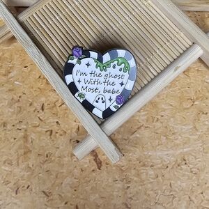 Beetlejuice Inspired Pin